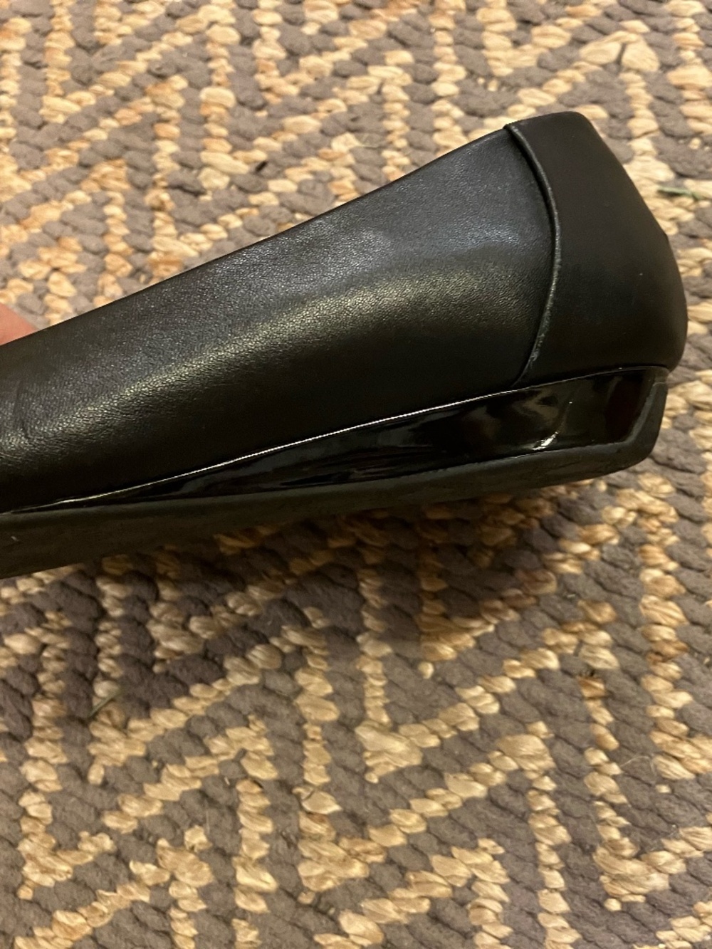 Vionic Sonoma Wedge Square Toe Flats Black - Picture 5 of 7